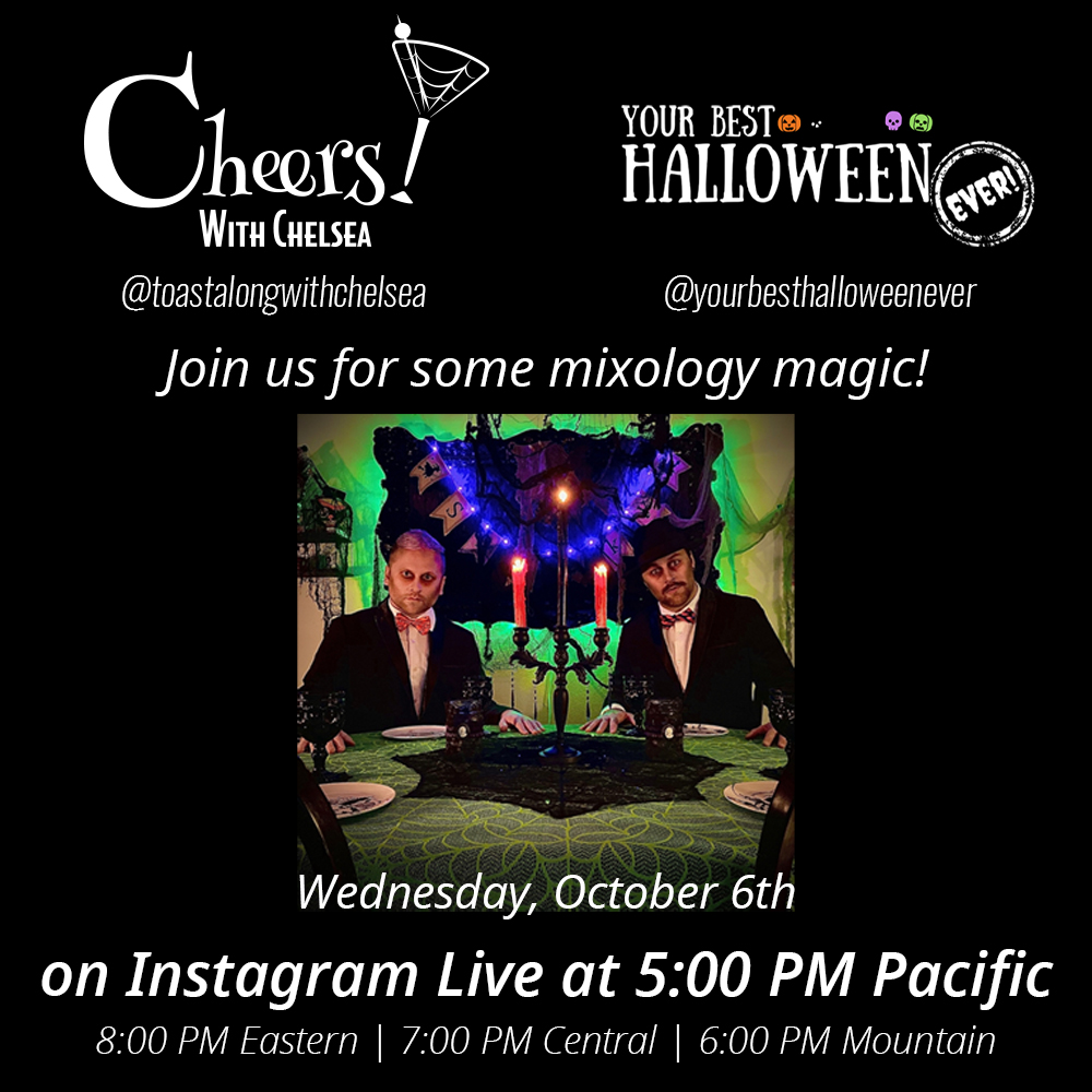 Instagram LIVE with @yourbesthalloweenever on Wednesday, October 6th @5:00PM PST