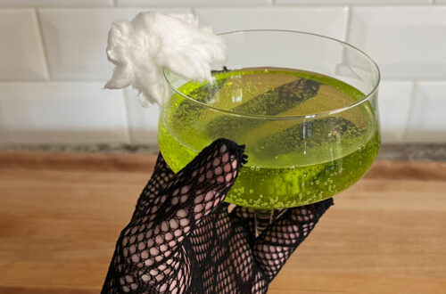 the fluffy spider cocktail