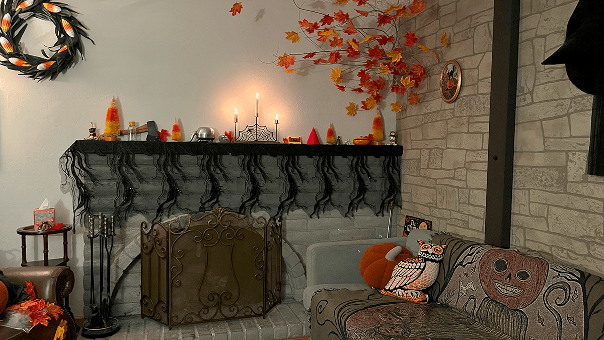 Getting autumnal by the fireside