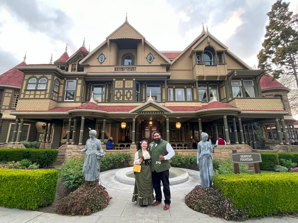 outside Winchester to attend the Haunted High Tea