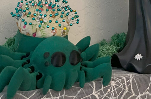 jumping spider pincushion