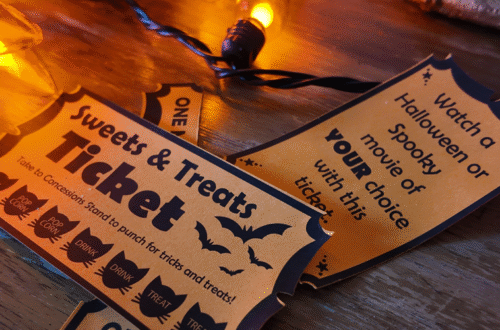 popcorn & pajamas party