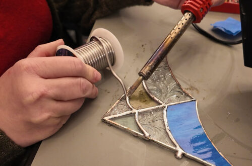 Stained Glass Workshop at Winchester Mansion