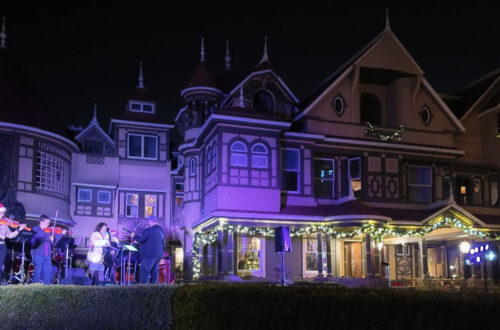 holiday concert in the gardens at winchester mansion