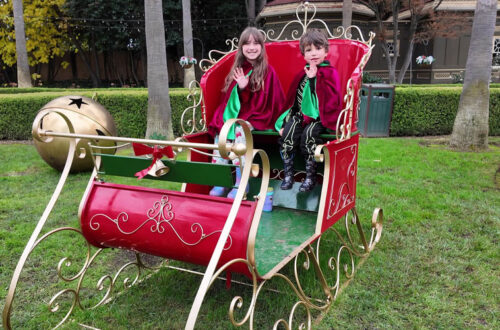 Santa Claus at Winchester Mansion
