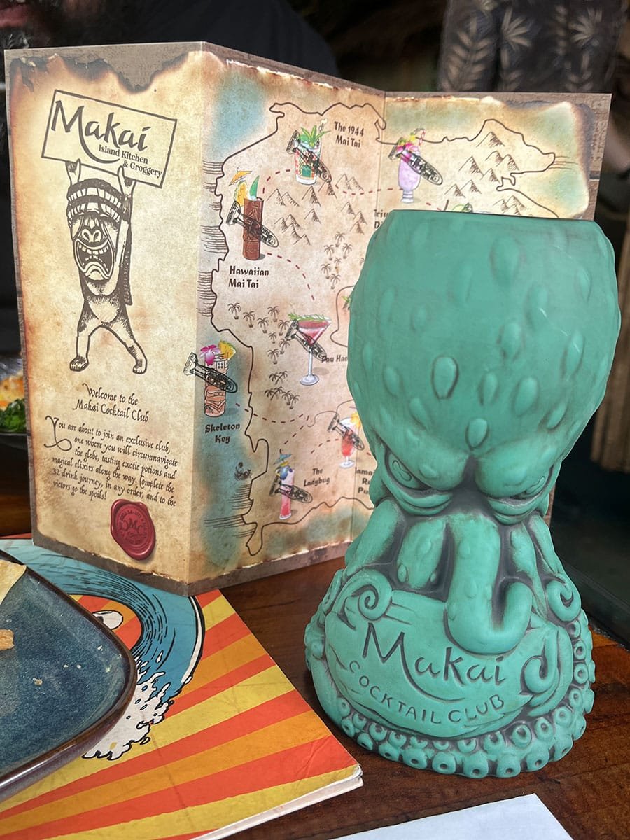 reward mug from Makai cocktail club
